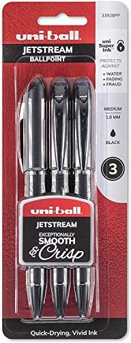 Ручки шариковые Uniball Jetstream, 3 шт, 1.0 мм, красная, синяя, черная Uni-Ball