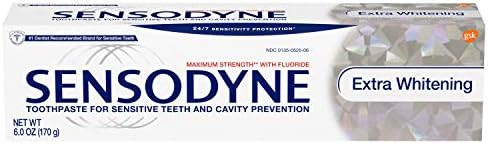 Sensodyne Extra Whitening Toothpaste 6 oz (Pack of 4) Sensodyne