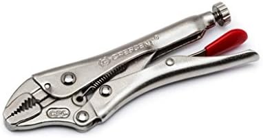 Crescent 7" Straight Jaw Locking Pliers - C7SVN , Red Crescent