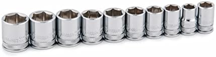 Titan 68202 10-Piece 3/8-Inch Drive 6-Point Metric Socket Set Titan