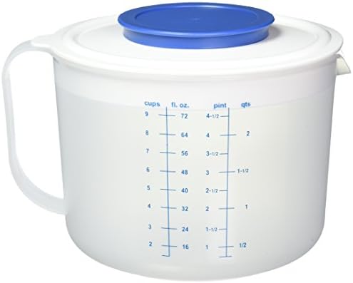 Norpro Mixing Jug with Measures, 9-Cup, One Size, Blue Norpro