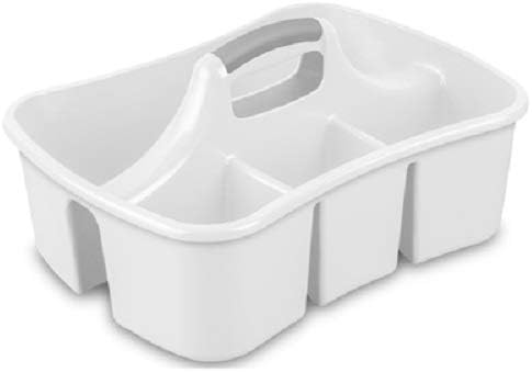 Divided Ultra Caddy Wht Sterilite