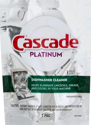 Cascade Dishwasher Cleaner Fresh Scent 1 Count Cascade