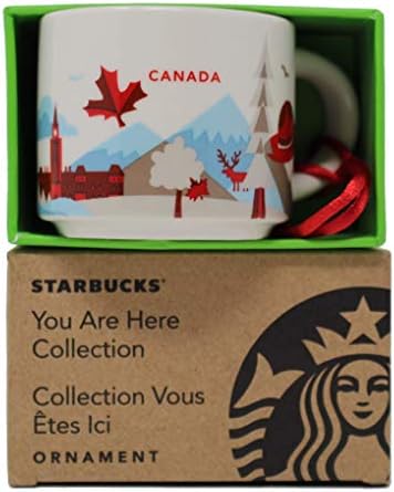 Керамическая мини-романтическая чашка You Are Here Series Canada, 60 мл, коллекционная Starbucks