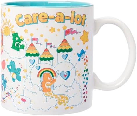 Керамическая кружка Care Bears «Удача» с рисунком радуги, объем 590 мл Silver Buffalo