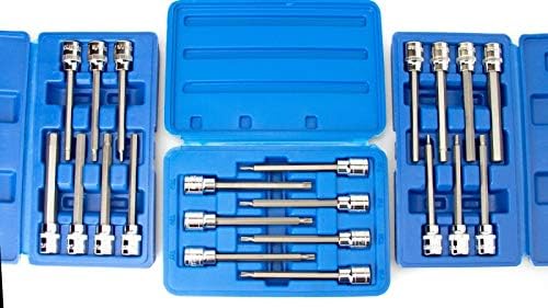 Набор бит с головкой 3/8" из 21 предмета: экстра длинные шестигранные и торксы Vct