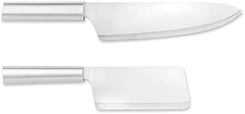 RADA French Chef's Knife & Chef's Dicer Bundle, 8-1/2" & 5-1/4" Stainless Steel Blades with Aluminum Handles RADA