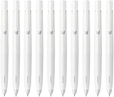 ZEBRA B-BAS88-W Permanent Ballpoint Pen Blen, 0.5, White Axis, Black Ink, 10 Pens Zebra Pen