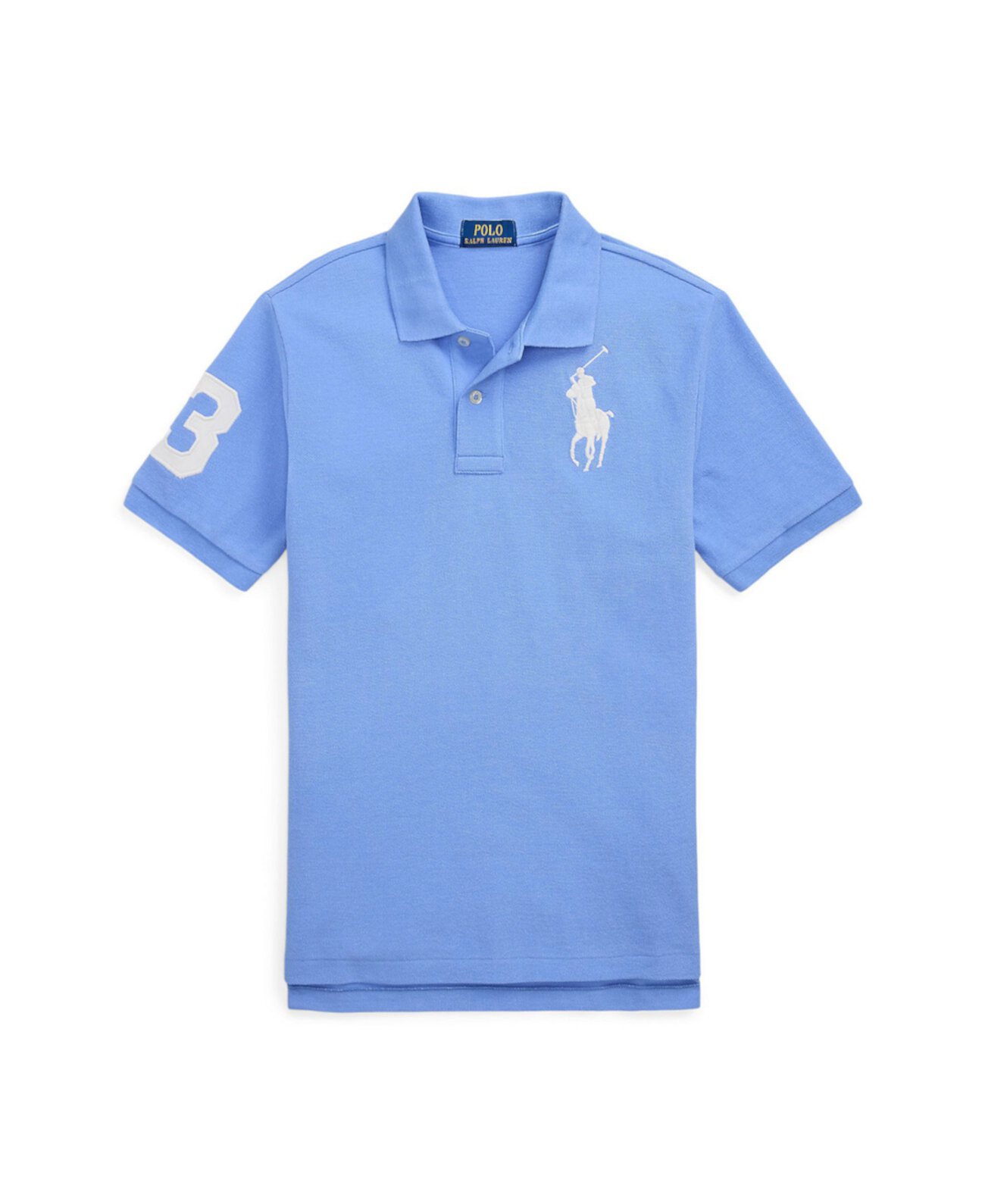 Поло для мальчиков Big Pony из хлопкового сетчатого материала с вышитым логотипом Polo Ralph Lauren