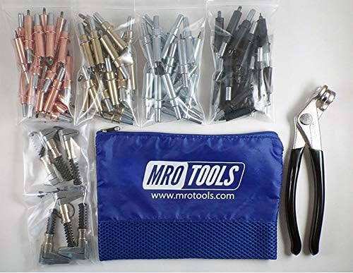 K-SERIES DELUXE CLECO SHEET METAL FASTENER KIT w/ Mesh Carry Bag (K2MSTR) MRO Tools Cleco Fasteners