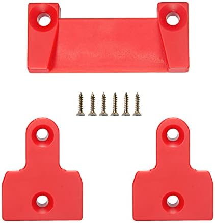 Mounting Feet Compatible for Milwaukee Packout Half Case, Tool Case Box Wall Mount Hanging Cleats (1+2 Pcs) Crtbelfy