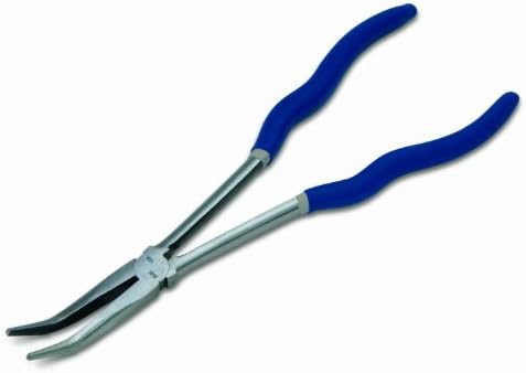 Williams PL-211BC 11-Inch Extra Long Reach Chain Nose Pliers with 45-Degree Bent Nose Williams