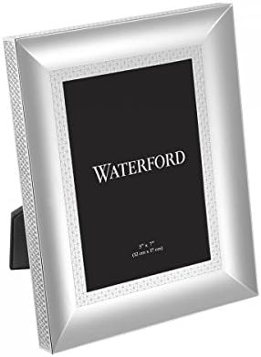 Фоторамка с алмазным узором 13x18 см, металл, идеально для подарка Waterford