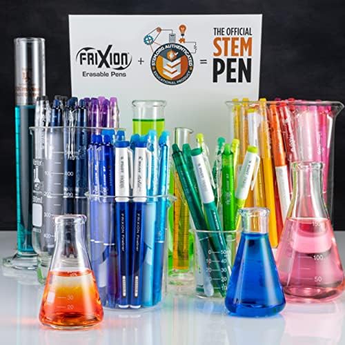 Гелевые ручки FriXion ColorSticks с стираемыми чернилами, тонкий наконечник 0.7 мм, набор из 16 цветов Pilot