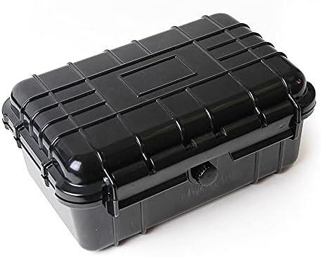 8" Weatherproof Equipment Case, made of Polypropylene Plastic, Black, 7.5" X 5" X 3.25" Multicomp PRO