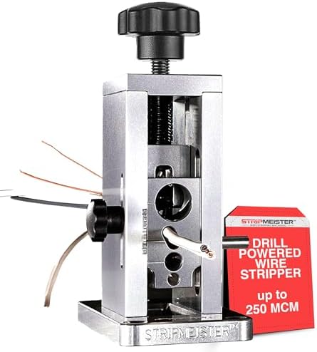 Автоматический проводорез для дрели - эффективное снятие изоляции с медных проводов разных размеров STRIPMEISTER