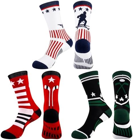 Belloxis Hockey Gifts for Boys Hockey Socks Hockey Gifts for Men Hockey Socks Youth Hockey Socks Adult Gifts for Hockey Lovers Belloxis