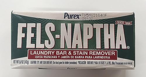 Мыло для стирки Fels-Naptha, 140 г, 6 шт., эффективно удаляет жир и пятна Dial