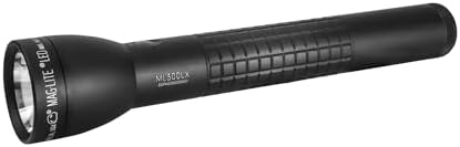 Фонарь MagLite ML300LX LED с 2 аккумуляторами D, черный, влагостойкий и ударопрочный Maglite