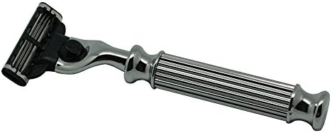 Men's Chrome Handle Safety Mach 3 Razor Shaver Unknown