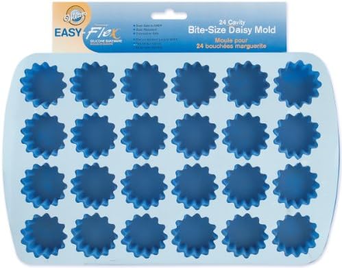 Wilton Easy Flex Silicone 24-Cavity Bite Daisy Pan Wilton