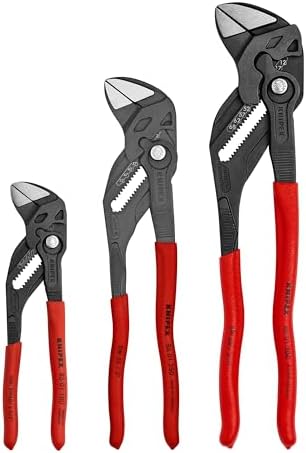 Knipex - 3 Pc Black Pliers Wrench Set (7", 10", & 12") (002006US3) Knipex