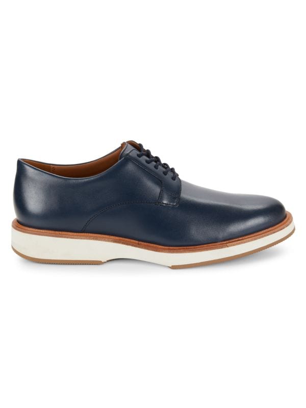 Классические дерби Benson из кожи с закругленным носом и шнуровкой Allen Edmonds