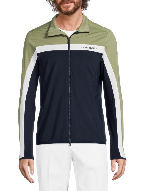 Куртка Jarvis Colorblock J.Lindeberg с высоким воротником и боковыми карманами J.Lindeberg