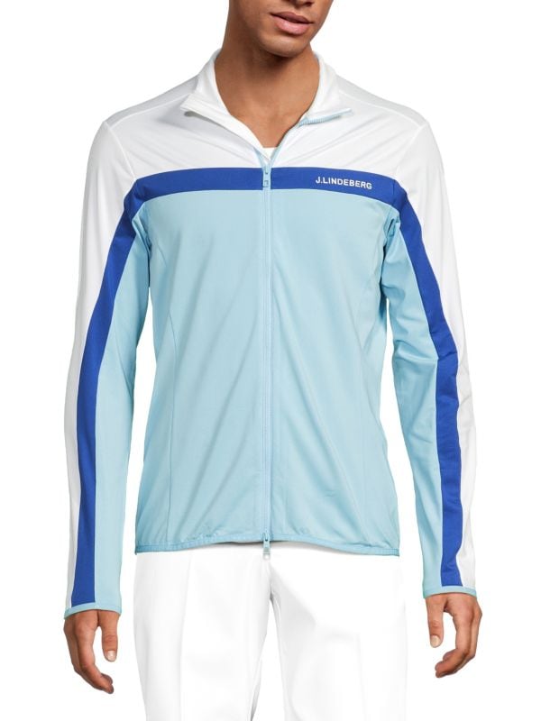 Куртка Jarvis Colorblock J.Lindeberg с высоким воротником и боковыми карманами J.Lindeberg