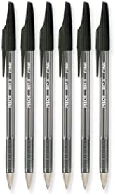 PILOT The Better Ball Point Pen Refillable Ball Point Stick Pens, Fine Point, Black Ink, 6 PACK Pilot