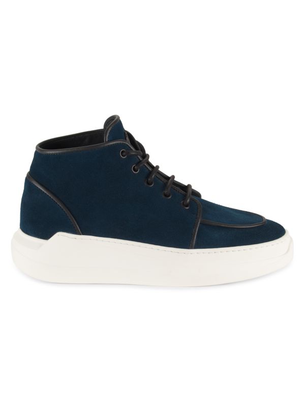 Кроссовки Kashton High-Top из замши с кожаной подкладкой и резиновым подошвой Giuseppe Zanotti