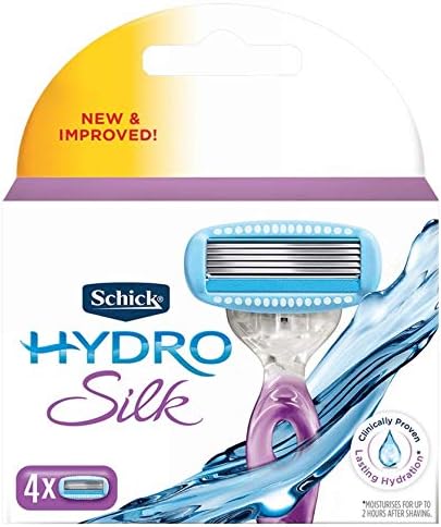 Картриджи для женской бритвы Hydro Silk, 4 шт. Schick