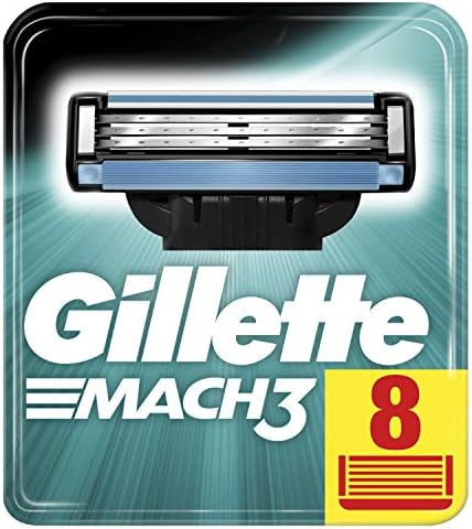 Сменные лезвия для бритвы Mach3 для мужчин, 8 шт. - 3 лезвия DuraComfort Gillette