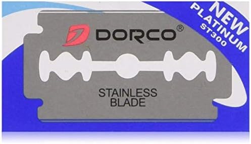 Пластины для бритвы Dorco ST300 Platinum Extra, 1000 штук, стали с покрытием Sameriver