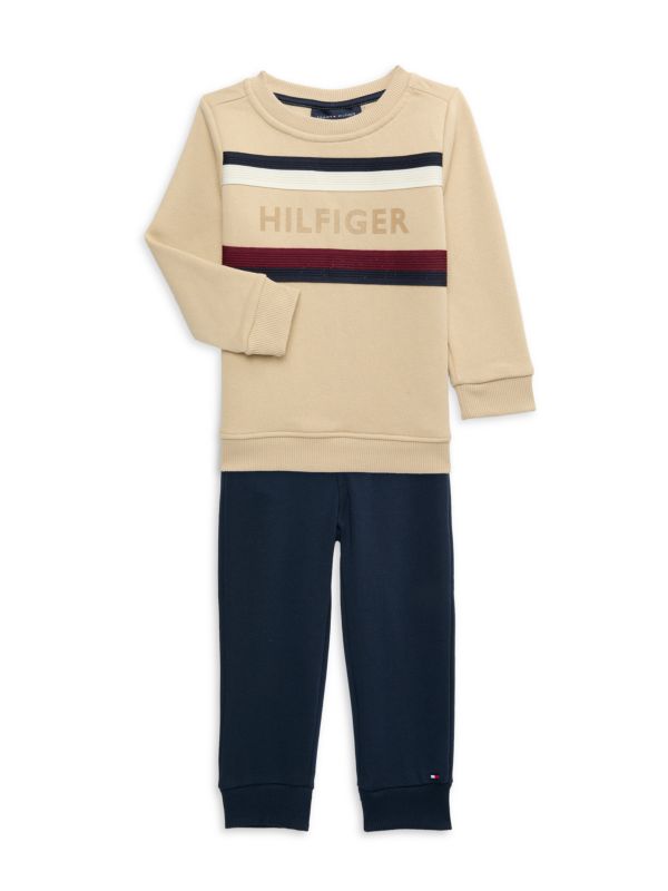 Комплект из 2 предметов для мальчика: флисовый свитшот и штаны Tommy Hilfiger Tommy Hilfiger