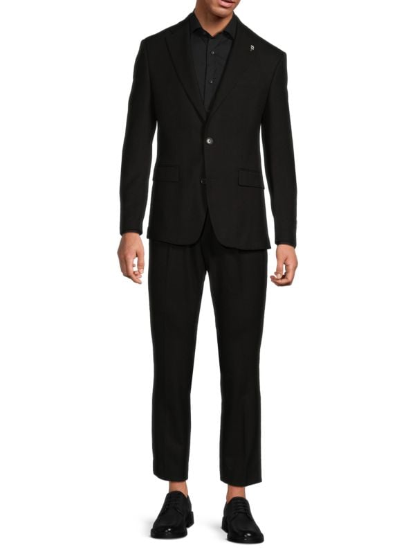 Классический костюм Solid Modern Fit от Karl Lagerfeld Paris с несколькими карманами Karl Lagerfeld Paris