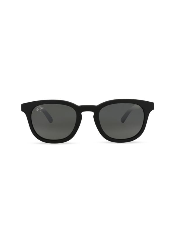 Солнцезащитные очки круглой формы, 48 мм, с защитой от UV, из нейлона Maui Jim