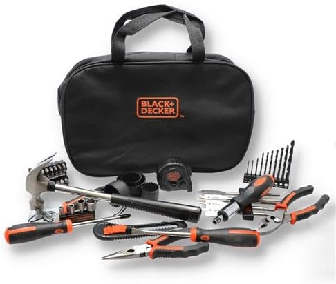 BLACK+DECKER 65 Piece Home Repair Tool Set with Tool Bag Black+Decker