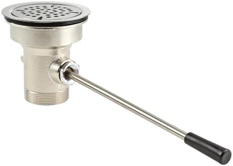 Kratos 29N-124 Waste Valve, Lever Handle, 3-1/2" Sink Opening Kratos