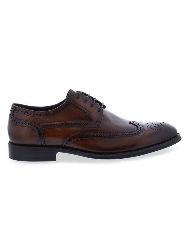 Дерби Knightsbridge Brogue из кожи с амортизирующими стельками и классическим носком Penny Lane