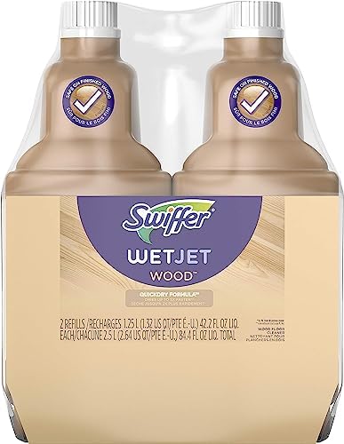 Жидкость для очистки деревянных полов Swiffer WetJet, 1,25 л - 2 упаковки Swiffer