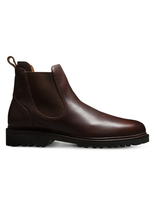 Ботинки Grafton из кожи Chelsea с миндалевидным носком и кожаной подкладкой Allen Edmonds