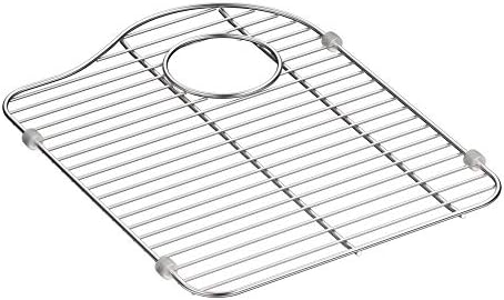 KOHLER 5135-ST Hartland Stainless Steel Sink Rack For Right-Hand Bowl, 13-1/8" x 16-7/8", Fits in KOHLER Hartland Sink Kohler