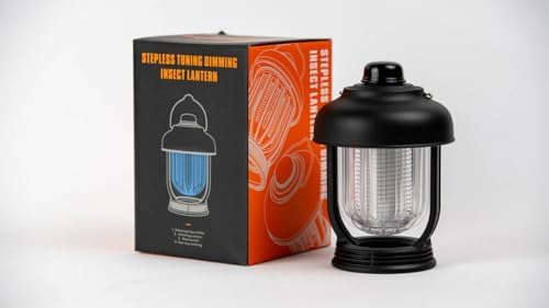 Companct Bug Zapper | Sytlish Design | Indoor use | 3 lightnigh Modes, Black, SB-6522 Generic