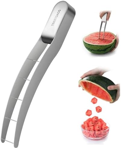 Watermelon Slicer, Watermelon Cutter, Melon Cutter Tool, Watermelon Cutting tool Stainless Steel Fruit Cutter Zeerkeer