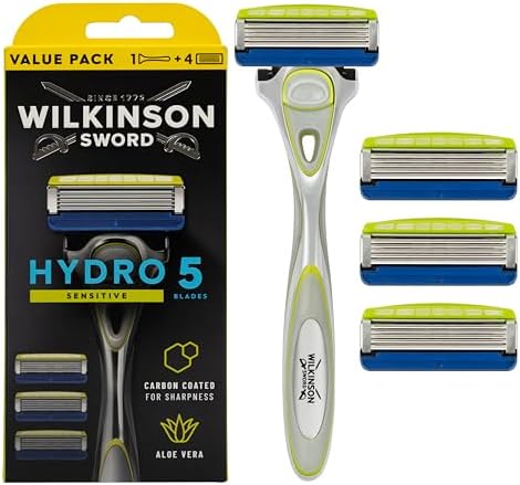 Бритва Hydro 5 Sensitive для чувствительной кожи, нержавеющая сталь, 1 шт. Wilkinson