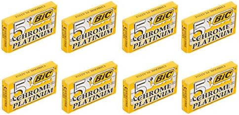 40 Bic Chrome Platinum Double Edge Razor Blades Bic