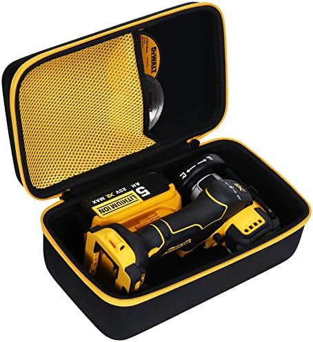 khanka Hard Carrying Case Replacement for DEWALT 20V MAX 3 in 1 Brushless Cut Off Tool (DCS438B), Case Only Khanka