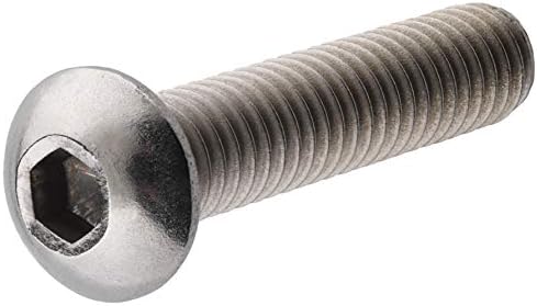 Hillman 44018 Stainless Steel Button-Head Socket Cap Screws (3/8"-16 x 1") - 5 pieces , Zinc Hillman