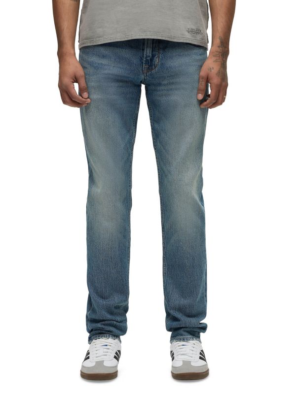 Джинсы Blake из стрейчевого хлопка Hudson Jeans с низкой талией и пятью карманами Hudson Jeans